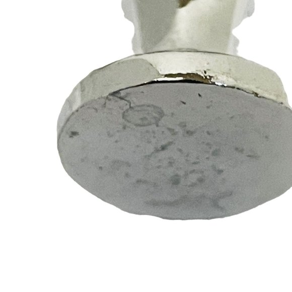 Murano Glass Blue Orange Glass Bottle Stopper Mullti Cover 3 1/3" - Picture 6 of 7